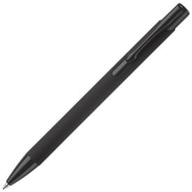 Alicante balpen - metaal - blauwe inkt - rubberised - soft touch
