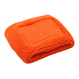 Zweetbandje - katoen - 8 x 6 cm - met label