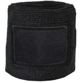 Zweetbandje - katoen - 8 x 6 cm - met label
