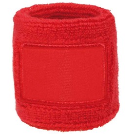 Zweetbandje - katoen - 8 x 6 cm - met label