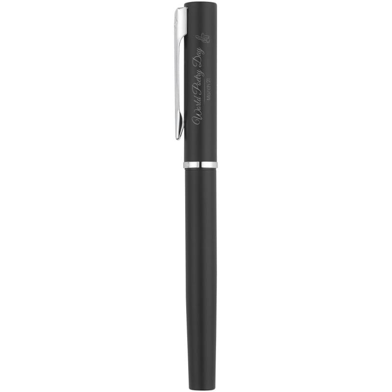 Waterman Allure rollerbalpen - metaal - zwarte inkt - geschenkverpakking