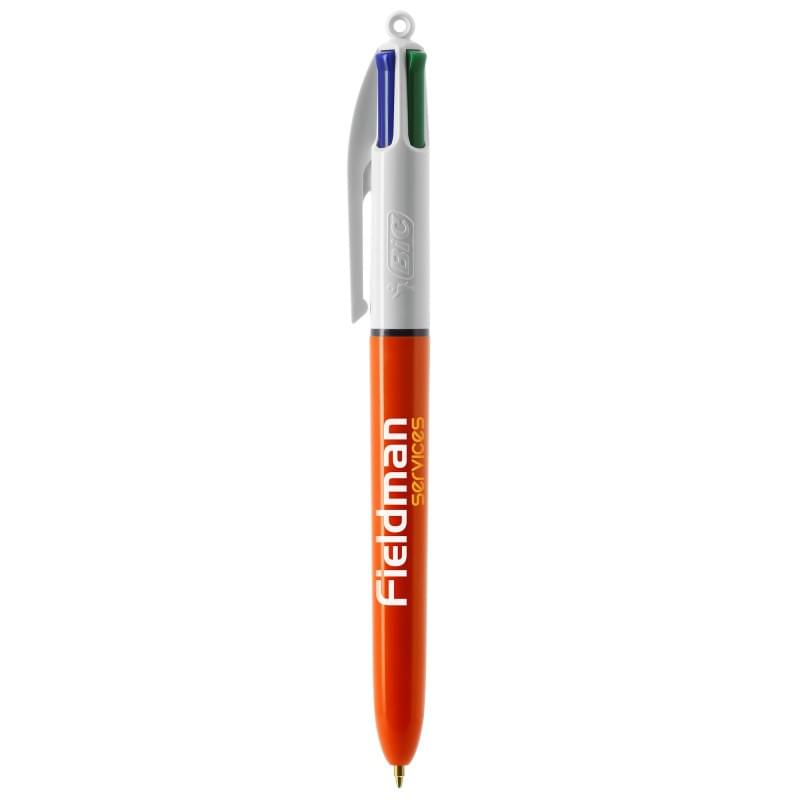 BIC® 4 colours fine balpen - kunststof - blauw / zwart / rood / groen