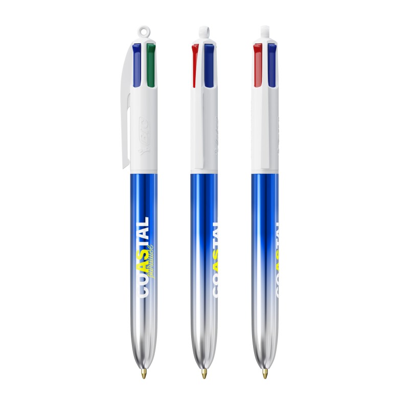 BIC® 4 Colours® balpen - kunststof - tweekleurig