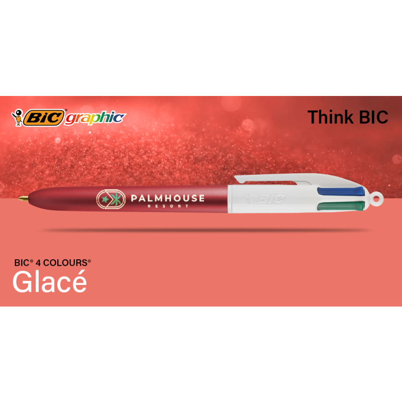 BIC® 4 Colours Glacé with Lanyard