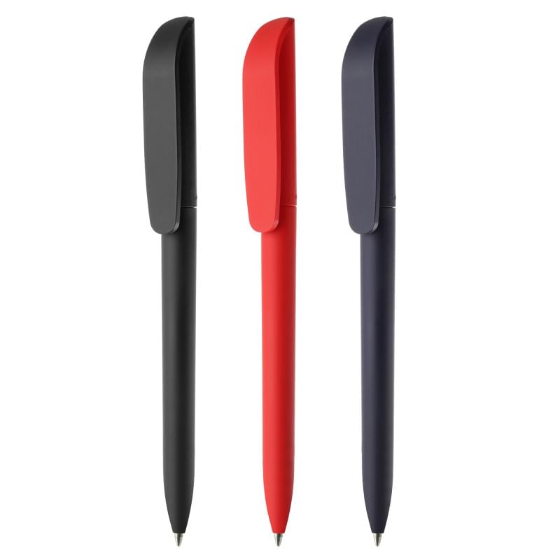 BIC® 4 Colours® balpen - kunststof - soft touch - draai mechanisme