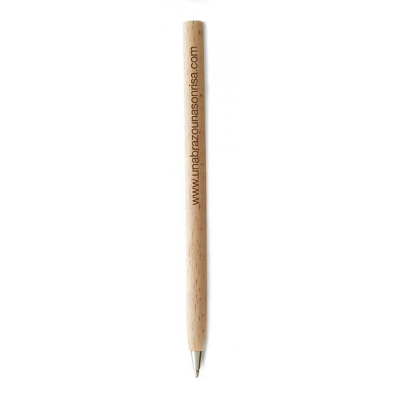 Boisel balpen - hout - zwarte inkt