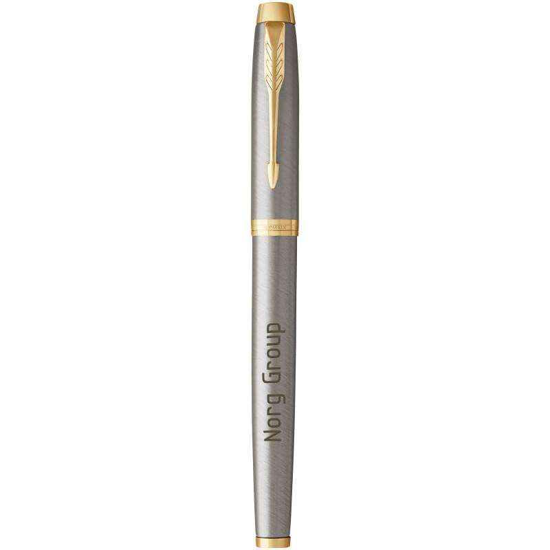 Parker IM vulpen - metaal - blauwe inkt - geschenkverpakking