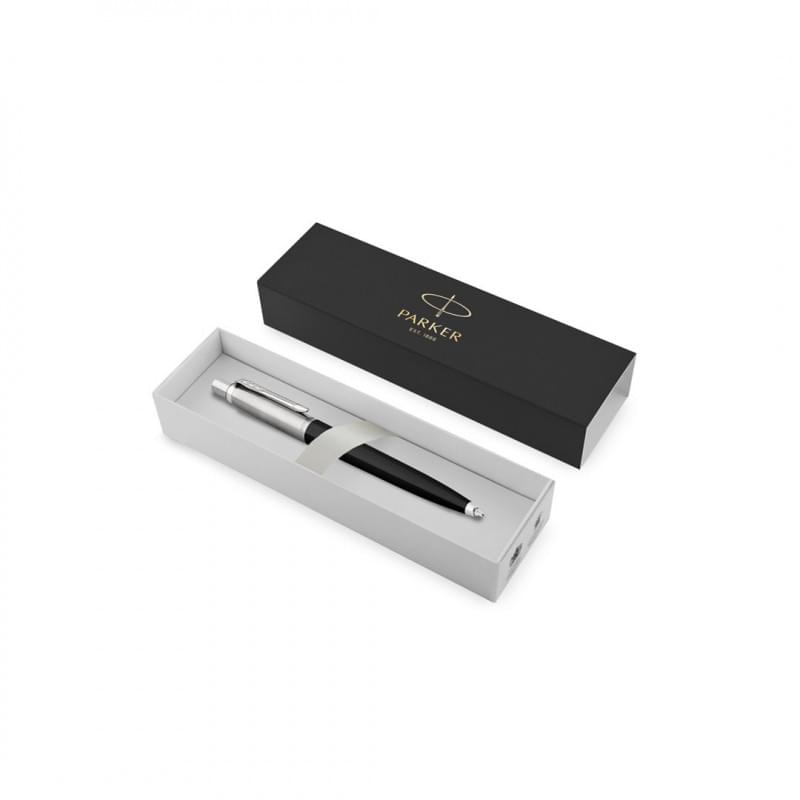 Parker Jotter original balpen - RVS en kunststof - zwarte inkt - geschenkverpakking
