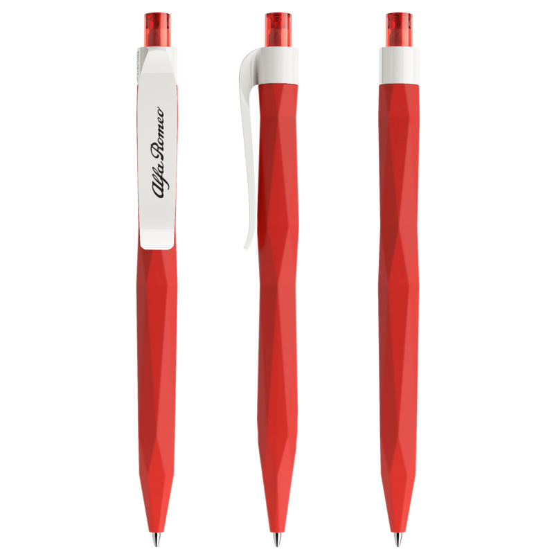 Prodir QS20 balpen - gerecycled kunststof - zwarte, blauwe inkt - soft touch