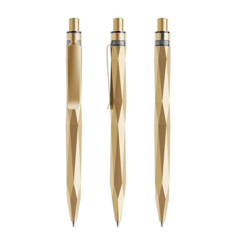 Prodir QS20 stone balpen - gerecycled kunststof - zwarte, blauwe inkt