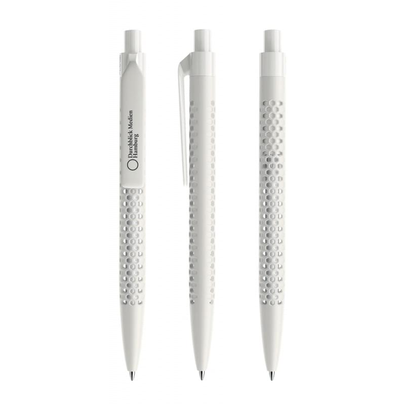 Prodir QS40 Air balpen - gerecycled kunststof - zwarte, blauwe inkt - mat gekleurd