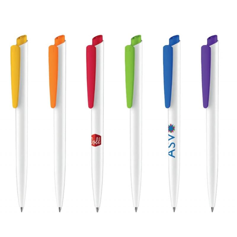 Senator Dart basic balpen - kunststof - zwarte, blauwe inkt - polished