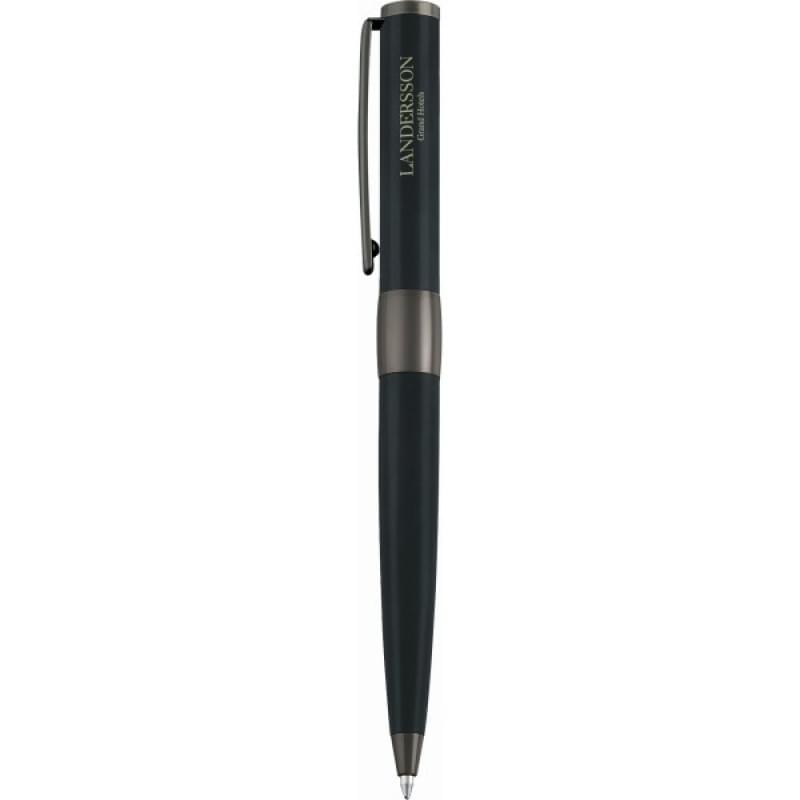 Senator Image black line balpen - metaal - blauwe inkt