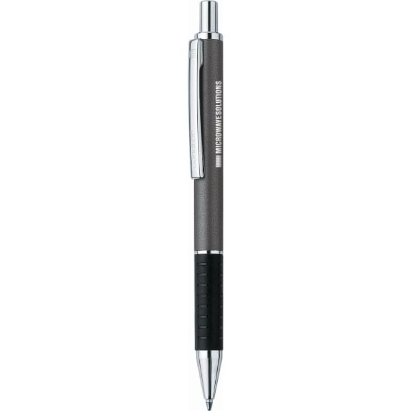 Senator Star tec alu balpen - metaal - blauwe inkt - soft grip