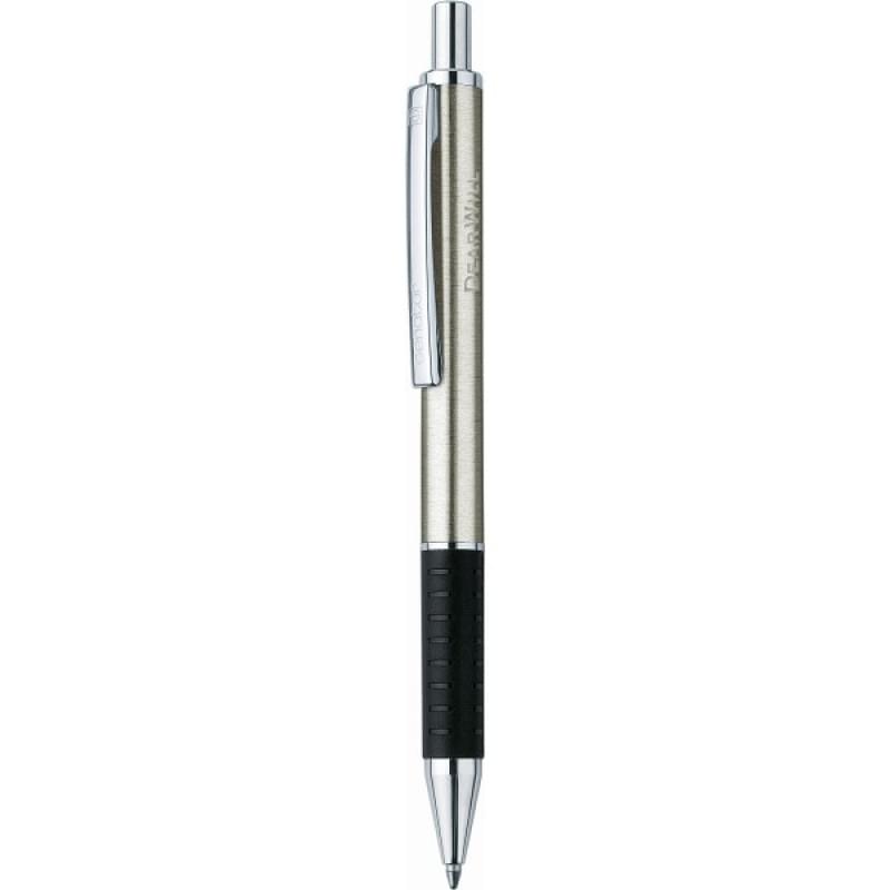 Senator Star tec balpen - metaal - blauwe inkt - soft grip