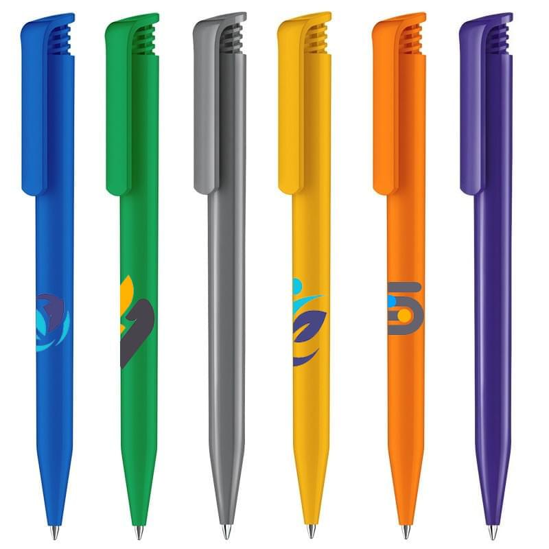 Senator Super Hit balpen - kunststof - zwarte, blauwe inkt - polished