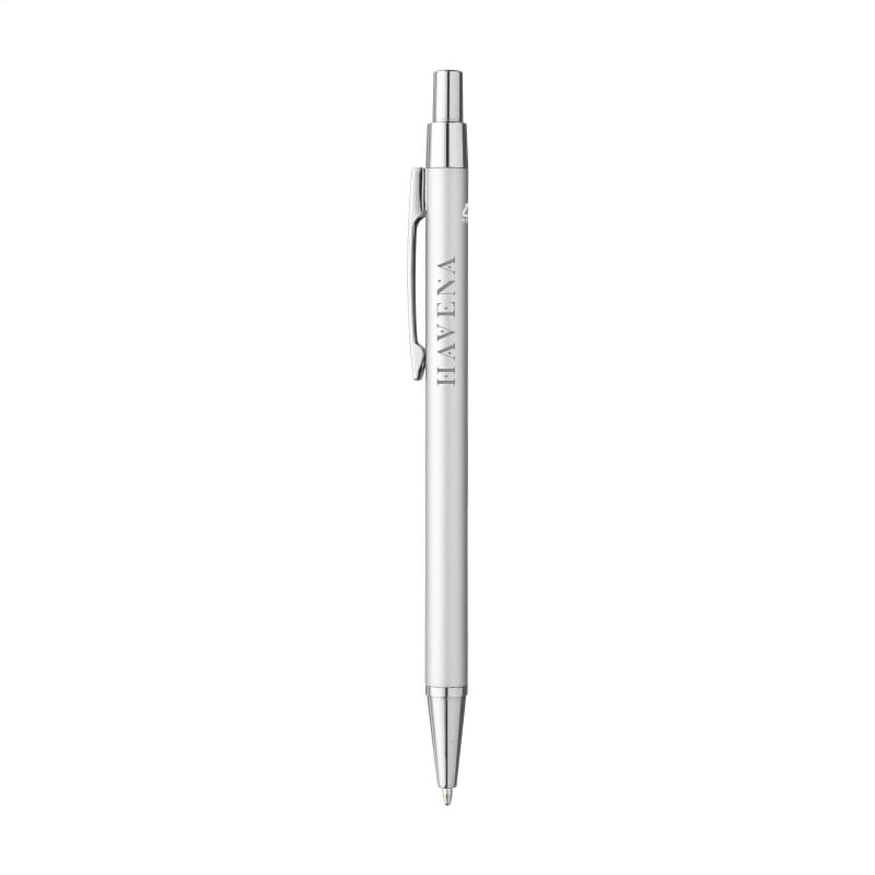 Sfera balpen - gerecycled aluminium - blauwe inkt