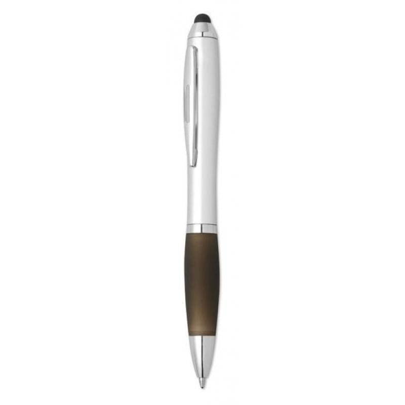 Riotouch stylus balpen - kunststof - blauwe inkt - zachte grip