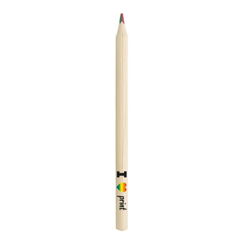 Potlood - hout - 4 kleurenpunt