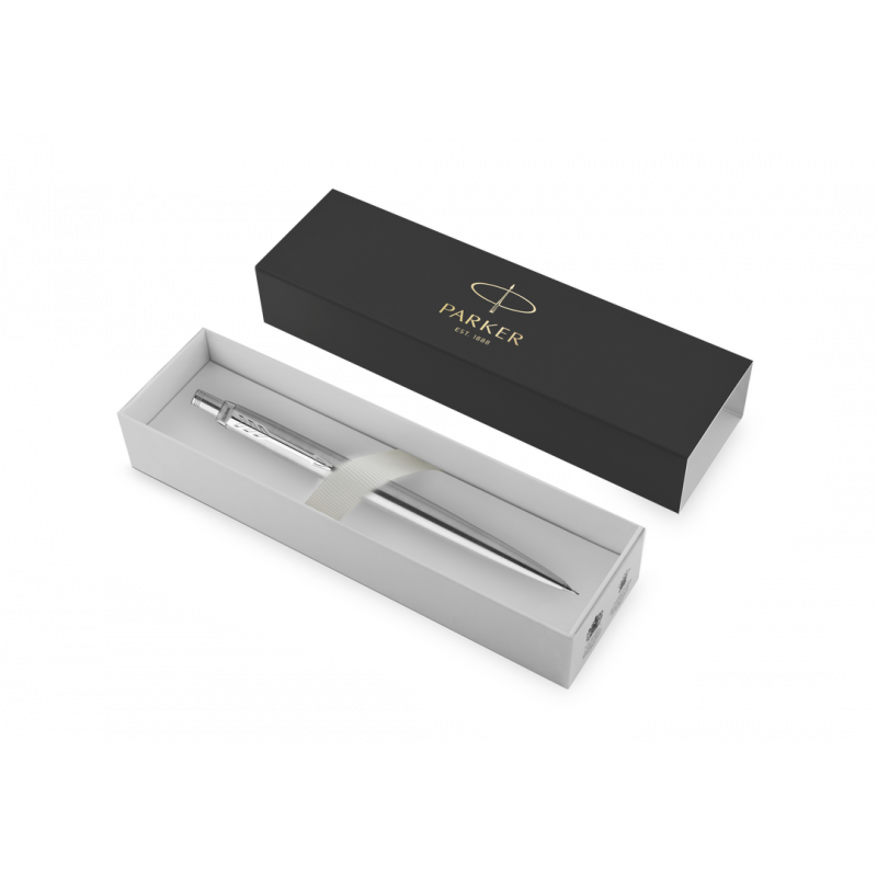 Jotter Core rollerpen - RVS - pijlpuntclip - geschenkverpakking