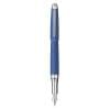 Caran d'Ache Leman Rhodium vulpen - metaal - blauwe inkt