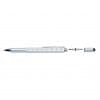 5 in 1 toolpen - metaal - blauwe inkt - 5 functies
