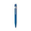 Caran d'Ache 849 balpen - metaal - blauwe inkt - push knop