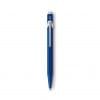 Caran d'Ache 849 balpen - metaal - blauwe inkt - push knop
