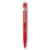 Caran d'Ache 849 balpen - metaal - blauwe inkt - push knop