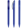 Prodir DS3 balpen - gerecycled kunststof - zwarte, blauwe inkt - frosted