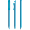 Prodir DS3 balpen - gerecycled kunststof - zwarte, blauwe inkt - polished - QR code - customizable
