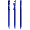 Prodir DS3 balpen - gerecycled kunststof - zwarte, blauwe inkt - transparant