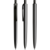 Prodir DS8 balpen - gerecycled kunststof - zwarte, blauwe inkt - polished - QR code