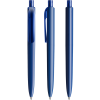 Prodir DS8 balpen - gerecycled kunststof - zwarte, blauwe inkt - polished - QR code