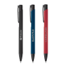 Alicante balpen - metaal - blauwe inkt - rubberised - soft touch