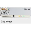 BIC® Grip roller balpen - kunststof - blauwe inkt - losse dop
