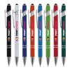 Lyon soft touch stylus pen - aluminium - blauwschrijvend