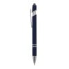 Lyon soft touch stylus pen - aluminium - blauwschrijvend