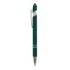 Lyon soft touch stylus pen - aluminium - blauwschrijvend