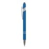 Lyon soft touch stylus pen - aluminium - blauwschrijvend