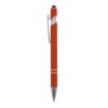Lyon soft touch stylus pen - aluminium - blauwschrijvend