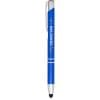 Moneta stylus balpen - geanodiseerd aluminium - blauwe inkt