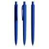 Prodir DS8 balpen - gerecycled kunststof - zwarte, blauwe inkt - soft touch - QR code