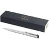 Parker Vector balpen - RVS - blauwe inkt - geschenkverpakking