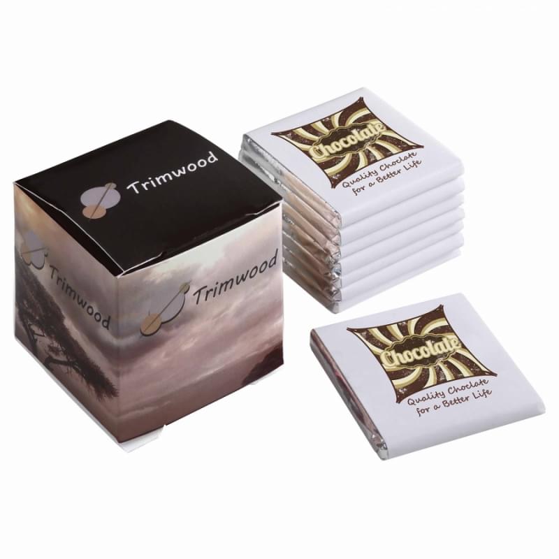 Chocolaatjes - 36 gram - 8 stuks - melk - doosje