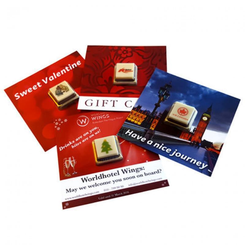 Chocolade giftcard - 1 blokje - 11 gram - melk