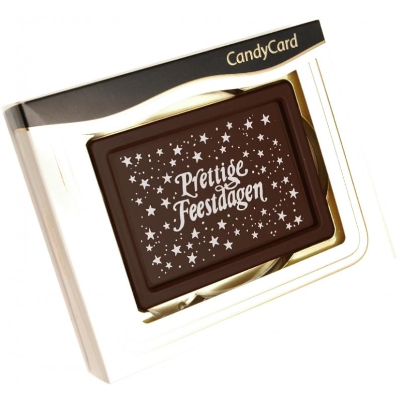 Chocolade kerstkaart Standaard