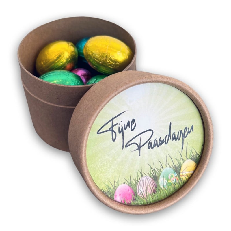 Choclade paaseitjes - 170 gram - melk met crispy vulling - verpakt ECO box