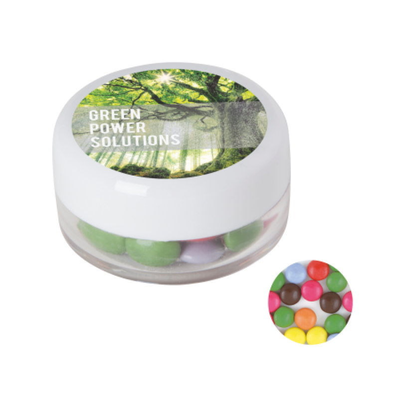 Rond potje met Choco Carletties full colour
