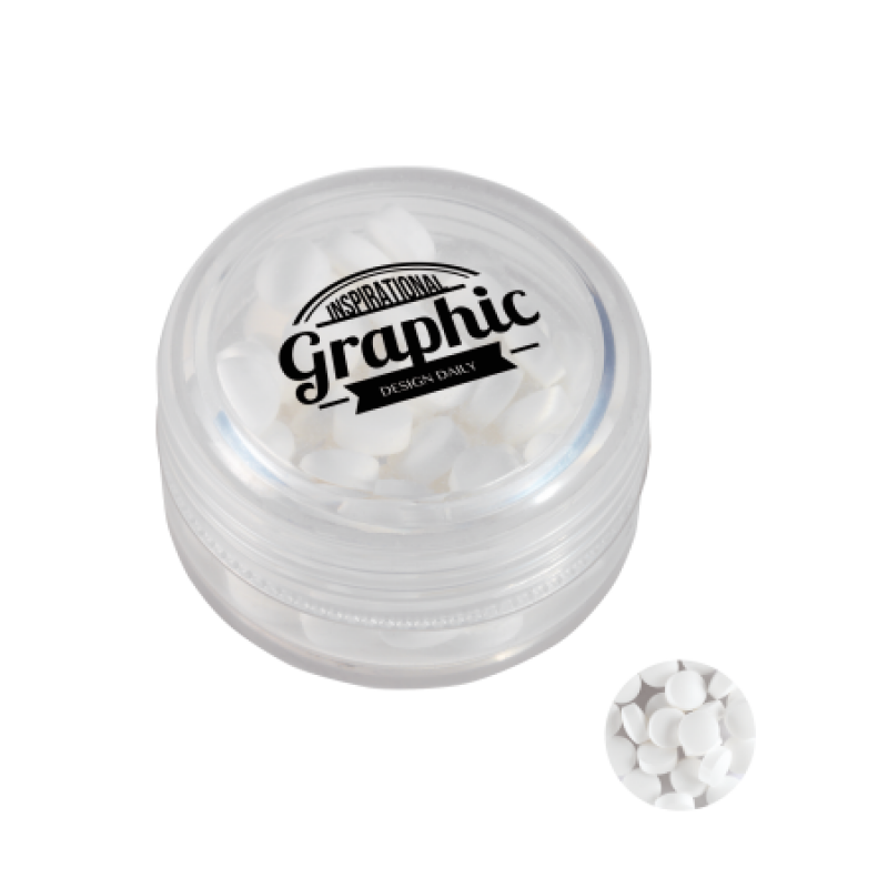 Rond potje met Mints